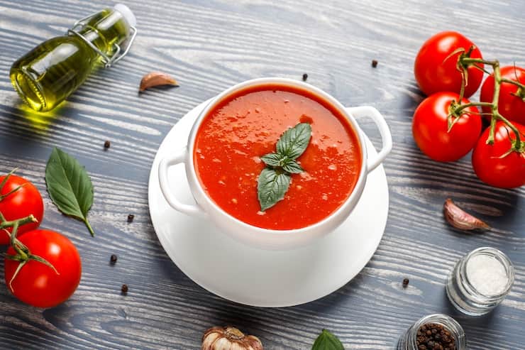 تصویر 2 از قیمت خرید سوپ نیمه اماده گوجه فرنگی + فروش ویژه